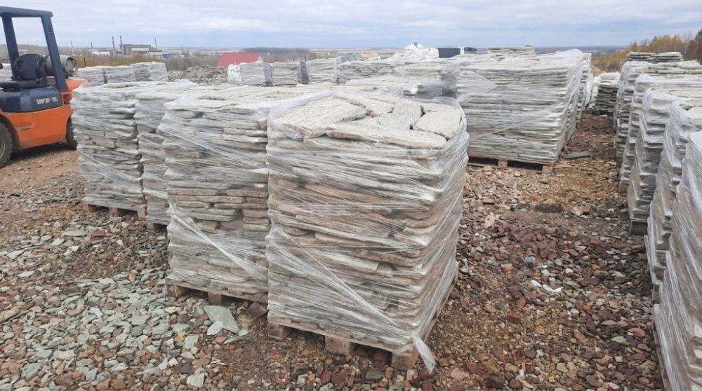 плитняк галтованный