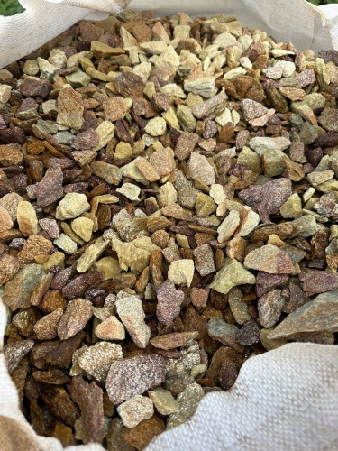 Златолит персиковый декоративная каменная крошка купить в Благовещенске