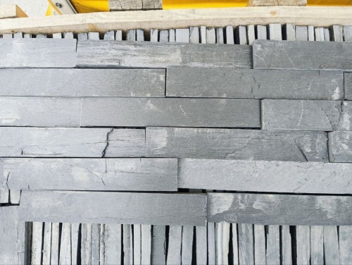 Плитка чёрная из натурального камня фасадная 30 см * 5 см, толщина 7 мм -30 мм купить в Благовещенске