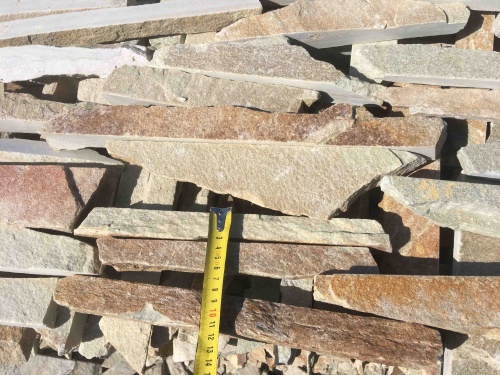 Горбушка златолит золотистый для облицовки купить в Благовещенске