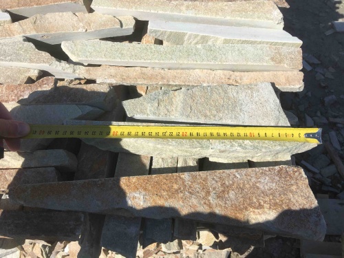 Горбушка златолит золотистый для облицовки купить в Благовещенске