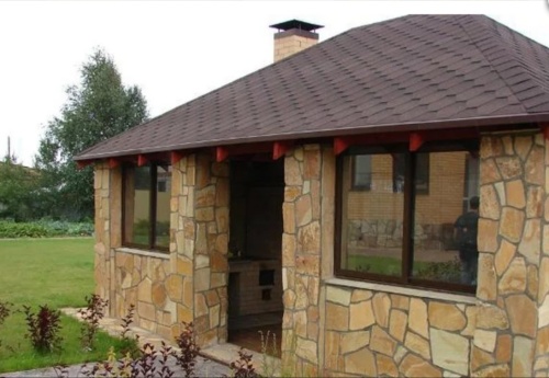 Плитняк златолит жёлтый золотистый для фасада 1,5-3см купить в Благовещенске