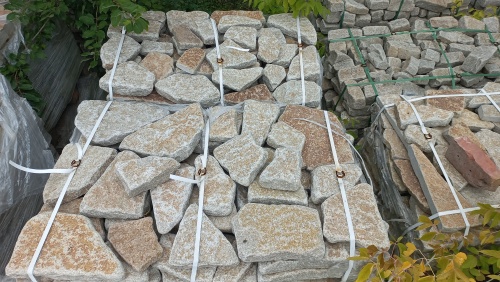 Гранитный плитняк галтованный для парковки купить в Благовещенске