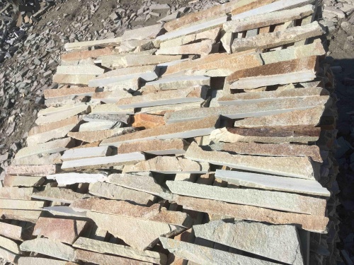 Горбушка златолит золотистый для облицовки купить в Благовещенске