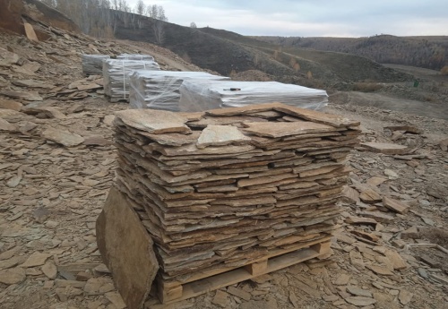 Плитняк кора дерева для цоколя, отмостки купить в Благовещенске